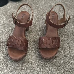B.O.C tan sandals